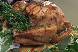 29-pound turkey cooked to  perfection. (Clark/WTOP)