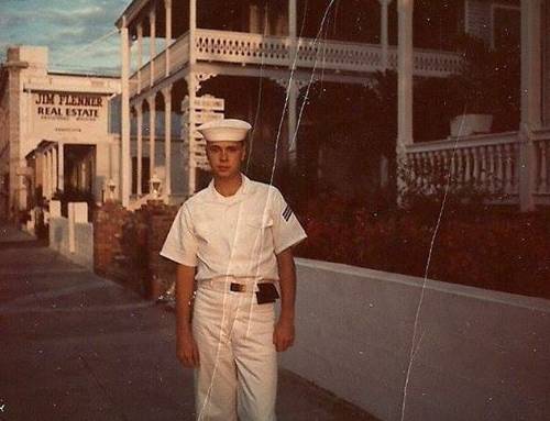 From Gordon Dewhurst via Facebook: "We're currently living in Hardy, Virginia.  This picture was taken of me in 1968 in Key West, Florida. Thank you and happy Veteran's Day!"
