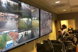 The unified command center at National Harbor boasts $8 million worth of tech and electronics. (WTOP/Kristi King)