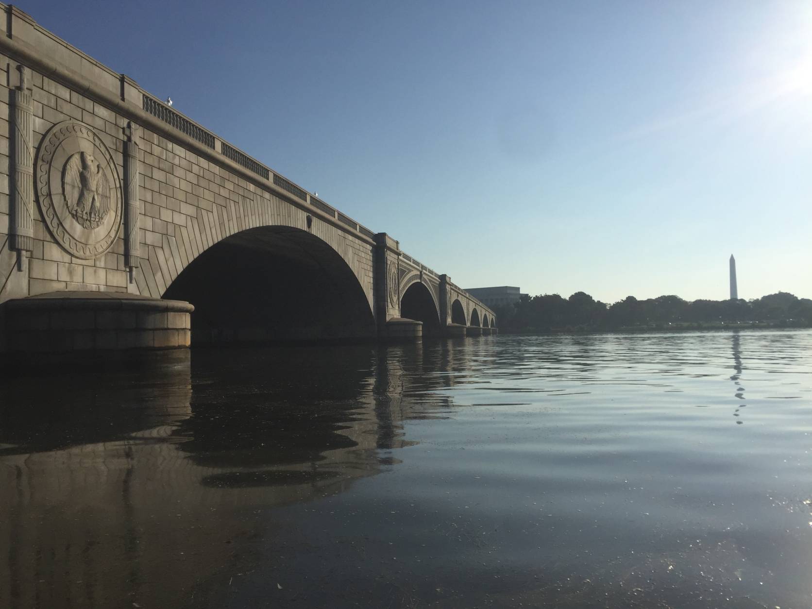 By the Memorial Bridge. (Courtesy of Chesapeake Conservancy/Terrain360)