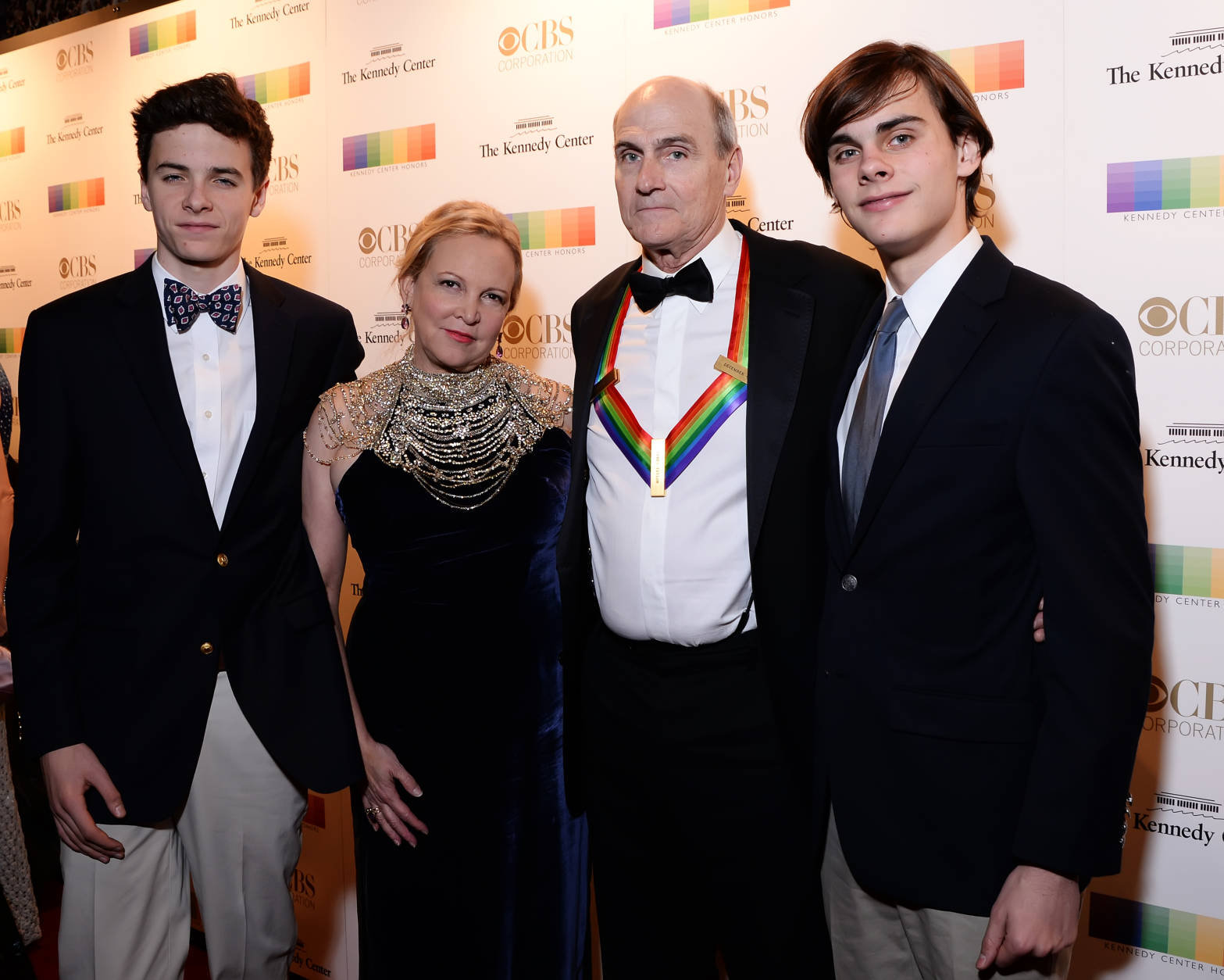 2016 Kennedy Center Honoree James Taylor with his wife Kim Taylor and their children. (Courtesy Shannon Finney, <a href="http://www.shannonfinneyphotography.com">www.shannonfinneyphotography.com</a>)