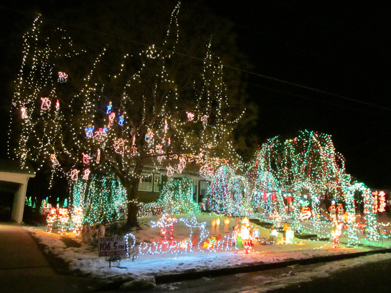 It's raining lights at this holiday house in Annendale. See it at 	2507 Fairview Drive in Alexandria, Virginia. (Courtesy Holly Zell)