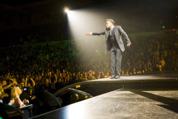 George Michael performs during his concert at the San Diego Sports Arena Tuesday June 17, 2008 in San Diego. (AP Photo/Chris Park)