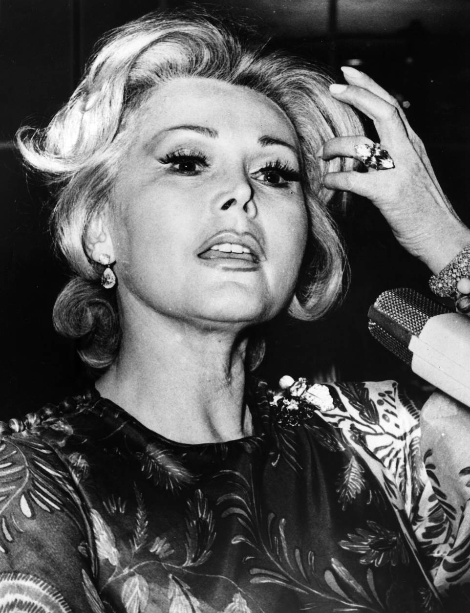 circa 1961:  Zsa Zsa Gabor, the film actress.  (Photo by Central Press/Getty Images)