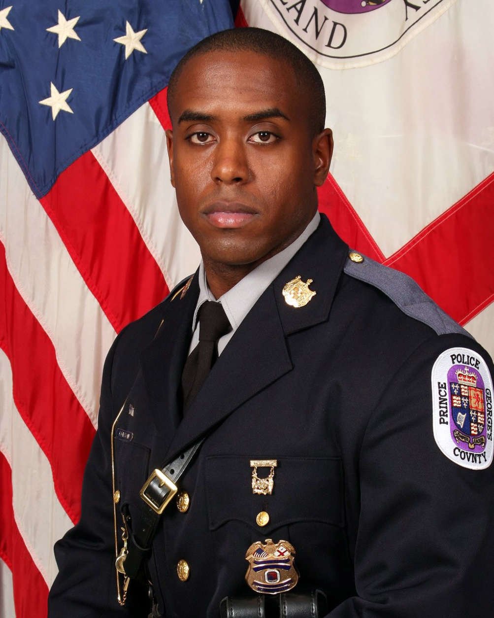 Officer Jacai Colson was shot and killed by friendly fire during a March ambush outside a police station in Landover. (Courtesy Prince George's County Police Department)