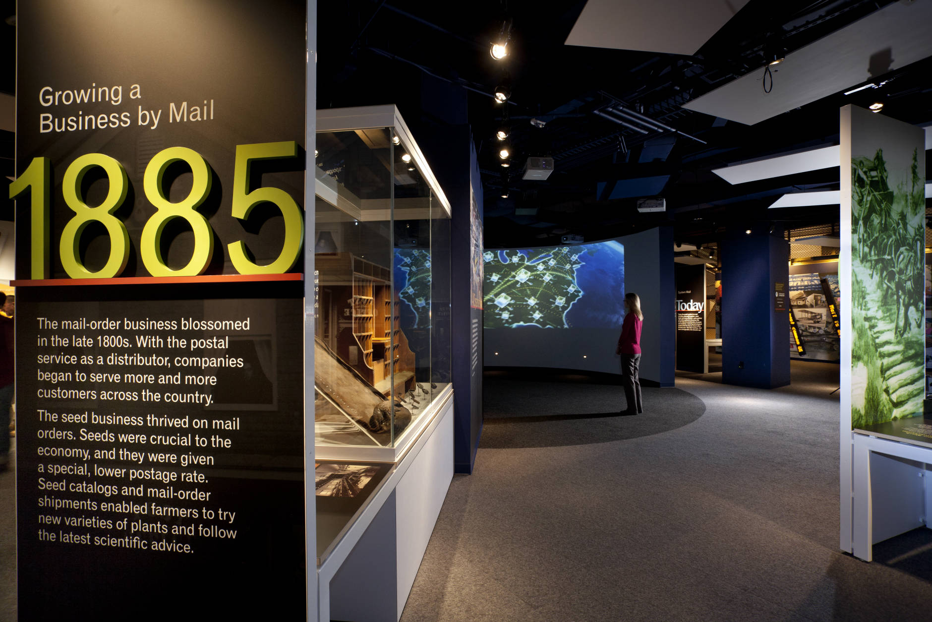 Mail Delivery exhibit, National Postal Museum