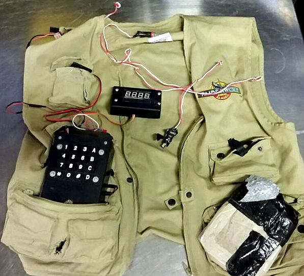 6. Replica suicide vest — Richmond International Airport (RIC) 

(Courtesy TSA)