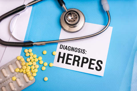 Living with a herpes diagnosis
