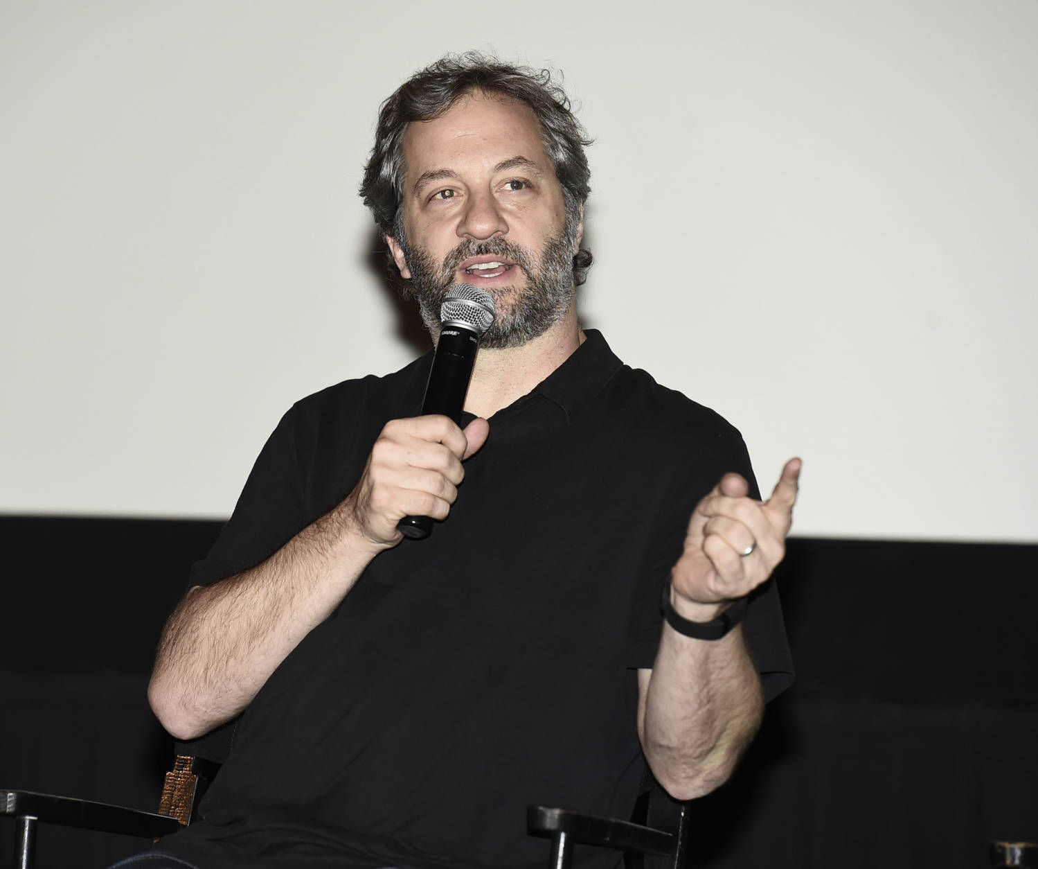 Executive producer Judd Apatow seen at a panel discussion following a Netflix screening of Love Season 1 at the Arclight Cinemas Hollywood on Tuesday, Nov. 1, 2016, in Los Angeles. (Photo by Dan Steinberg/Invision for Netflix/AP Images)