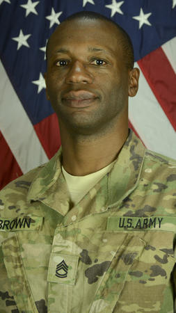 The Defense Department identified the soldier who died in Afghanistan as Sgt. First Class Allan E. Brown, 46, of Takoma Park, Maryland. (Courtesy Department of Defense)