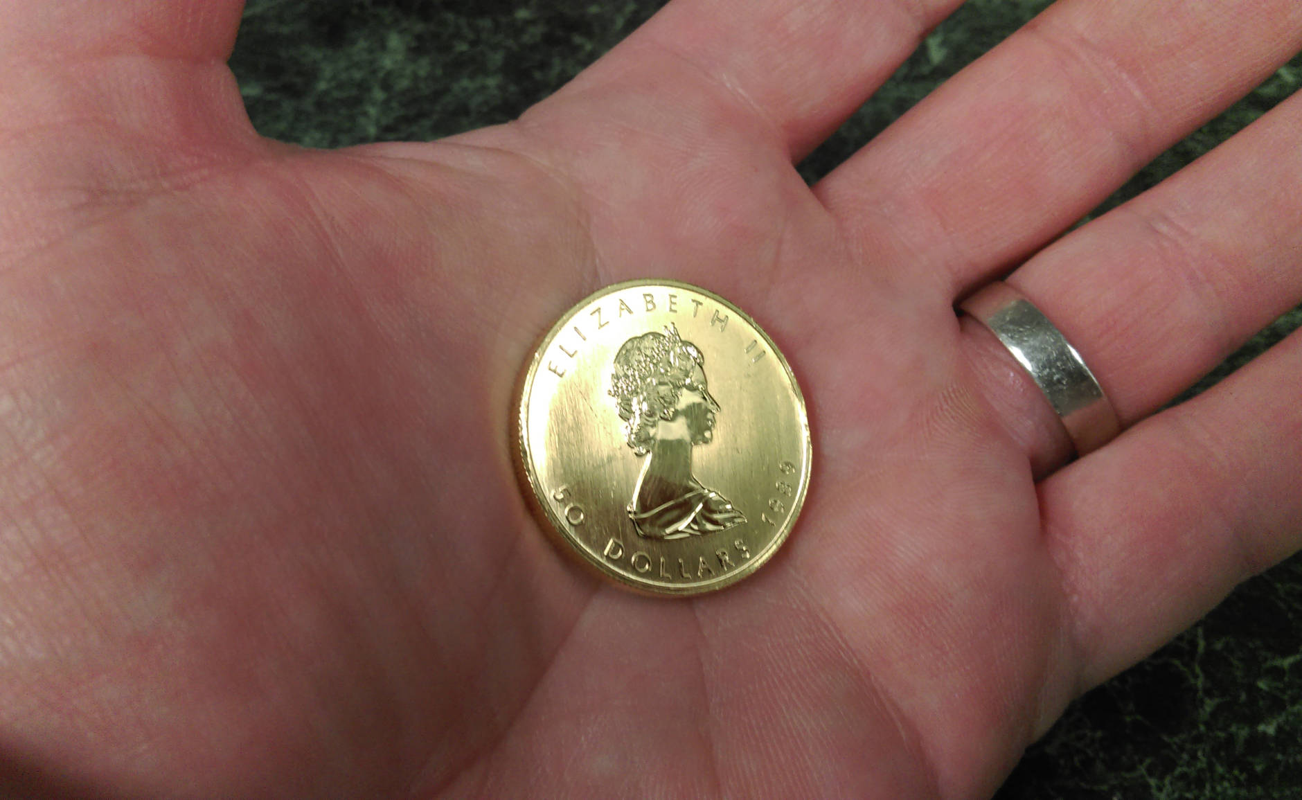 The gold coin will help the Salvation Army's donations. Donations are down 15 percent. (Courtesy Salvation Army)