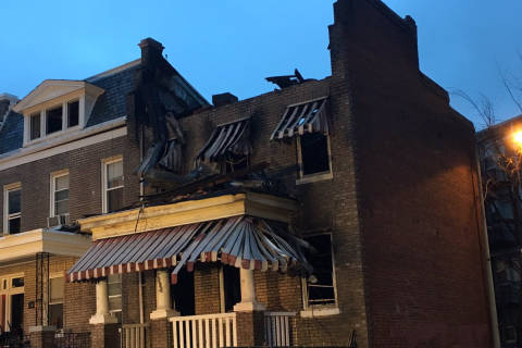 DC home under renovation partially collapses during fire