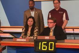 On "It's Academic," Mount Vernon High School competes with Magruder and Whitman high schools. The show airs Dec. 17, 2016. (Courtesy Facebook/It's Academic)