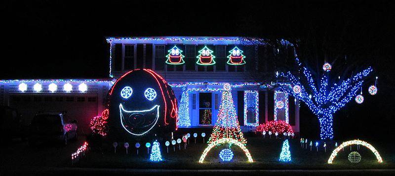 This holiday home is enough to bring a smile to anyone's face. (Courtesy Holly Zell)