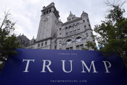 The Old Post Officer undergoes renovations in this July 8, 2015 file photo. Celebrity chef Jose Andres tweeted at President-elect Donald Trump on Tuesday suggesting the two settle their lawsuits over a restaurant at the recently opened Trump International Hotel inside the Old Post Office.  (AP Photo/Susan Walsh)