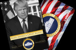 Metro said the image of Trump used on the sleeve was provided by the Presidential Inaugural Committee, which "worked closely" with the transit agency on the commemorative sleeve, the committee's communications director, Boris Epshteyn, said in a statement. (WMATA)