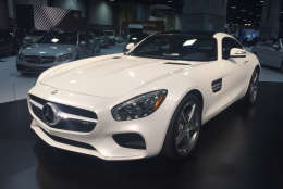 The Mercedes AMG GT will probably grab some attention, too. (WTOP/John Aaron)