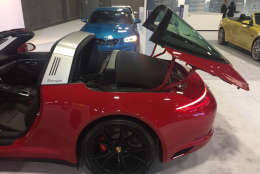 The rear of the Porsche 911 Targa 4S. Price tag: $151,520. (WTOP/John Aaron)