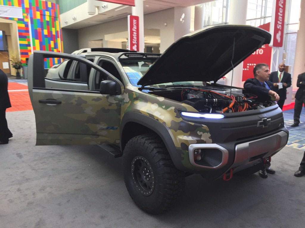 The Chevy Colorado zh2, a joint project between GM and the Army. (WTOP/John Aaron)