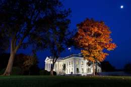 Nov. 8, 2016
“Perfect light balance as Chuck Kennedy made this exquisite picture of the North Portico of the White House and fall foliage as the foreground was lit by television lighting.” (Official White House Photo by Chuck Kennedy)