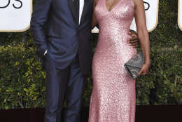 Sterling K. Brown, left, and Ryan Michelle Bathe arrive at the 74th annual Golden Globe Awards at the Beverly Hilton Hotel on Sunday, Jan. 8, 2017, in Beverly Hills, Calif. (Photo by Jordan Strauss/Invision/AP)