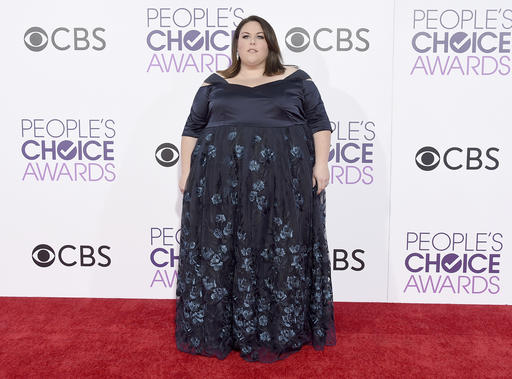 Chrissy Metz arrives at the People's Choice Awards at the Microsoft Theater on Wednesday, Jan. 18, 2017, in Los Angeles. (Photo by Jordan Strauss/Invision/AP)