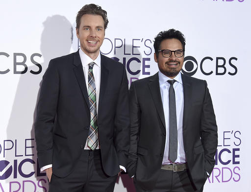 Dax Shepard, left, and Michael Pena arrive at the People's Choice Awards at the Microsoft Theater on Wednesday, Jan. 18, 2017, in Los Angeles. (Photo by Jordan Strauss/Invision/AP)