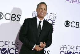 Tom Hanks arrives at the People's Choice Awards at the Microsoft Theater on Wednesday, Jan. 18, 2017, in Los Angeles. (Photo by Jordan Strauss/Invision/AP)