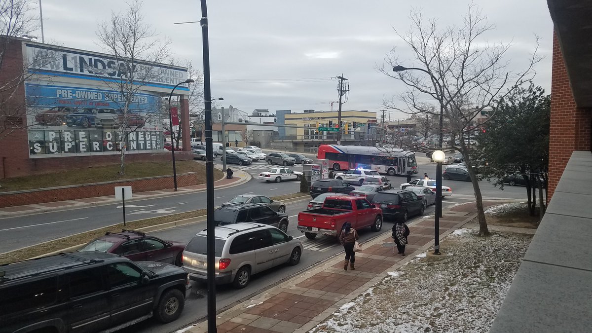 Police respond after a stabbing at Westfield Wheaton Tuesday, Jan. 10, 2017. (Courtesy Dave Kolesar)