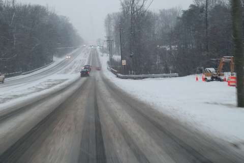 Snow brings treacherous road conditions