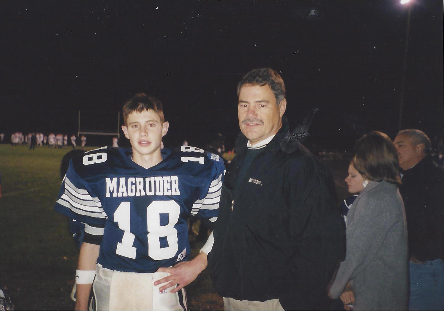 Don Wood and Donnie, senior year 1999
(Courtesy Don Wood)