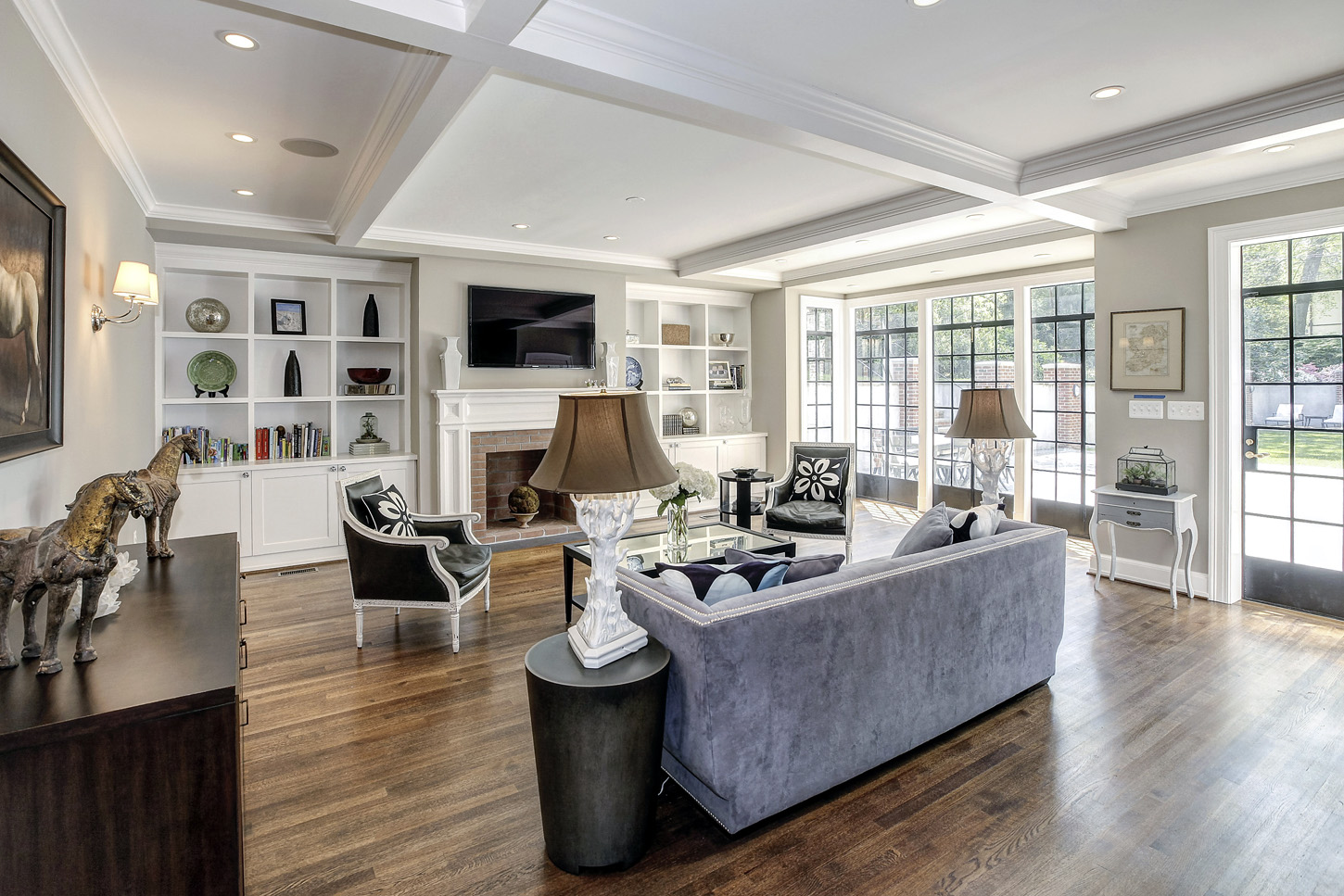 The family room of the Obamas' new house, in the Kalorama area of Northwest D.C. (Courtesy McFadden Group)
