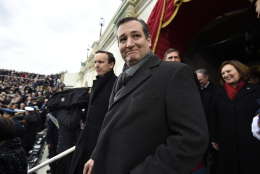 WASHINGTON, DC - JANUARY 20: US Senator Ted Cruz arrives for the Presidential Inauguration of Donald Trump at the US Capitol on January 20, 2017 in Washington, DC. Donald J. Trump will become the 45th president of the United States today.  (Photo by Saul Loeb - Pool/Getty Images)