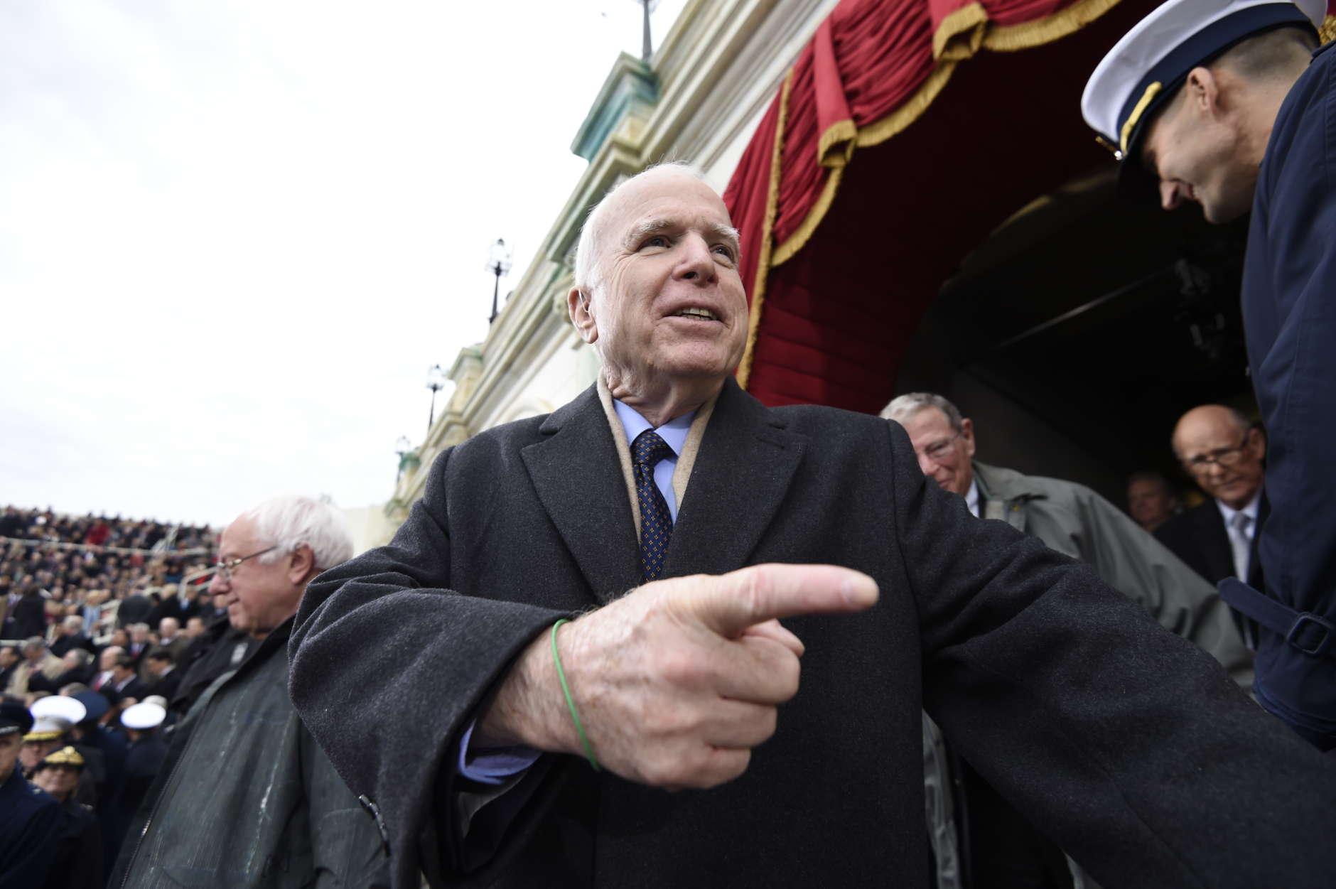 WASHINGTON, DC - JANUARY 20: US Senator John McCain arrives for the Presidential Inauguration of Donald Trump at the US Capitol on January 20, 2017 in Washington, DC. Donald J. Trump will become the 45th president of the United States today.  (Photo by Saul Loeb - Pool/Getty Images)