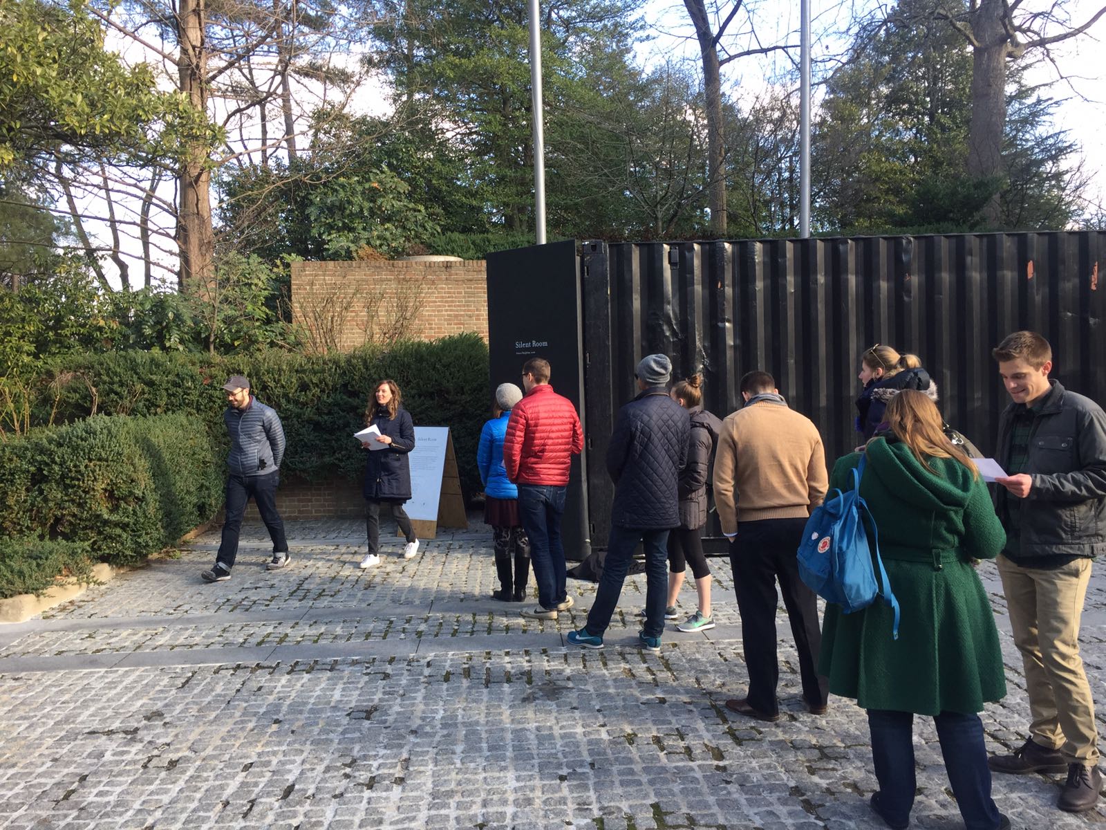 "Silent Room" drew crowds at the Netherlands Embassy over the weekend. (Courtesy Netherlands Embassy)  