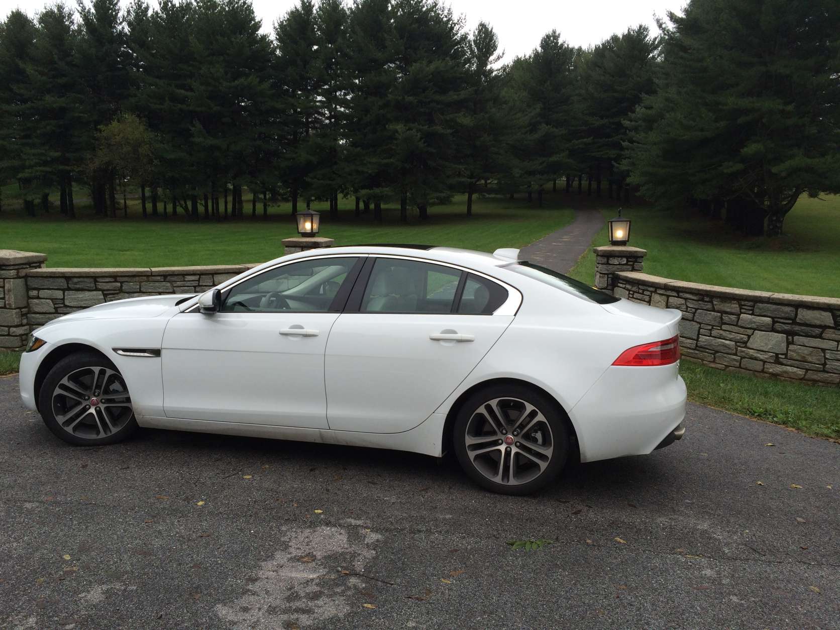 The 2017 Jaguar XE 35t has a starting price of around $41,700. (WTOP/Mike Parris)