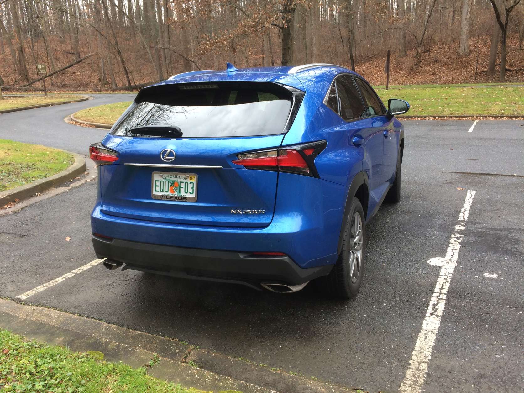 Even the rear-end styling holds your interest. (WTOP/Mike Parris)