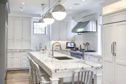The kitchen of the Obamas' new house, in the Kalorama area of Northwest D.C. (Courtesy McFadden Group)
