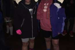These ladies say they were willing to drop their bottoms for this year's No Pants Metro ride. (WTOP/Liz Anderson)