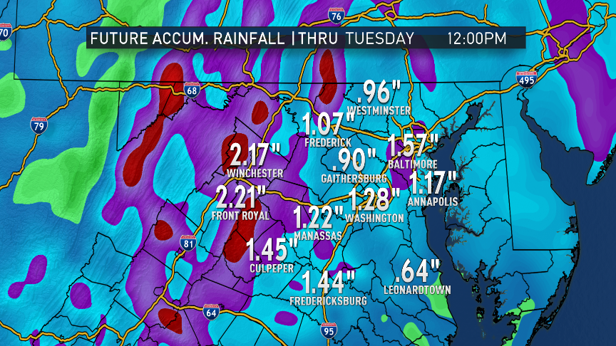 How will it all add up? The same run of the RPM shows the good potential of very beneficial rainfall amounts. (Data: The Weather Company. Graphics: Storm Team 4)