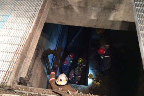 Metro worker falls into Bethesda shaft