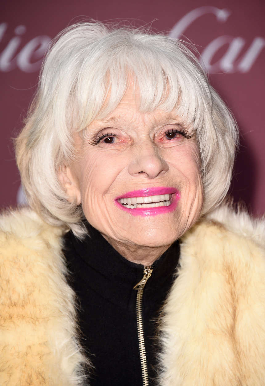 Carol Channing arrives at the 26th annual Palm Springs International Film Festival Awards Gala on Saturday, Jan. 3, 2015, in Palm Springs, Calif. (Photo by Jordan Strauss/Invision/AP)