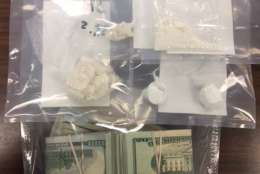 In November 2016, Anne Arundel County Detectives in the Narcotics and Special Investigations Section with assistance from the Heroin Task Force and DEA seized 87 oxycodone pills and more than 66 grams of crack cocaine during a search of an apartment and an auto repair business in Glen Burnie. The drugs have an estimated street value of about $7,500. The suspect was charged with multiple counts of drug possession and intent to distribute. (Courtesy Anne Arundel County Police)