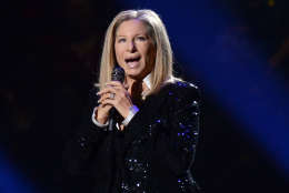 FILE - In this Oct. 11, 2012, file photo, singer Barbra Streisand performs at the Barclays Center in the Brooklyn borough of New York.  Officials say Streisand will serve as chair of a planned performing arts center at the World Trade Center. The announcement was made Thursday, Sept. 8, 2016 at a design-unveiling for the long-stalled project. (Photo by Evan Agostini/Invision/AP, File)