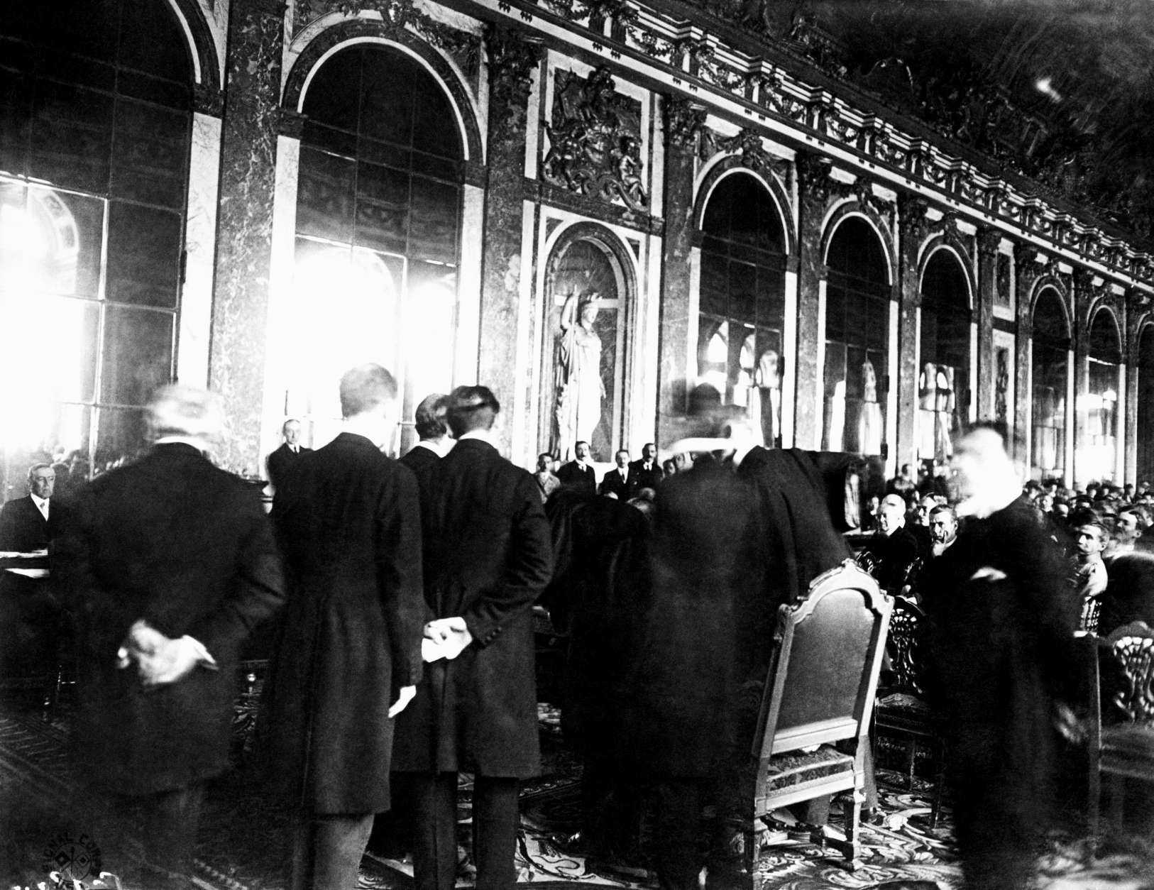 Treaty of Versailles, 1919 in France. (AP Photo)