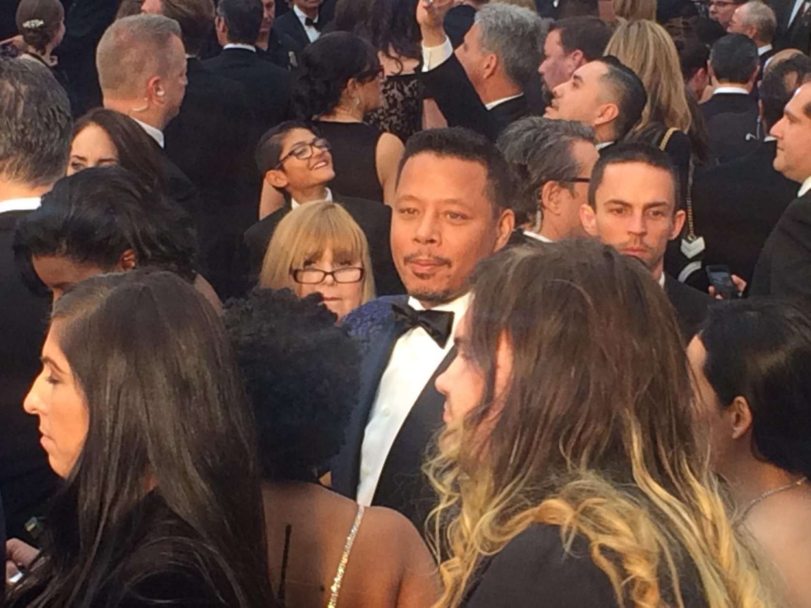 Terrence Howard in the crowd at the 89th annual Academy Awards. (WTOP/Jason Fraley)