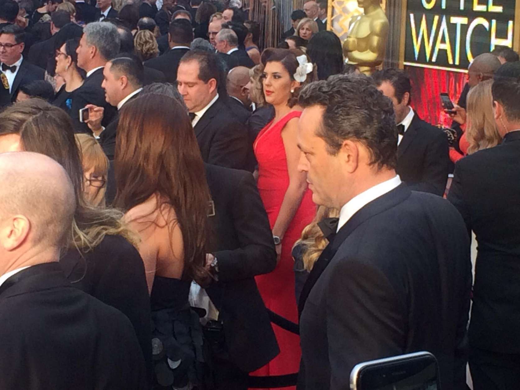 Vince Vaughn at the 89th annual Academy Awards. (WTOP/Jason Fraley)