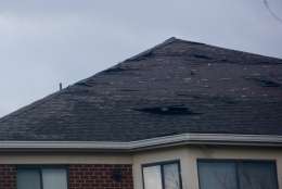 Damaged roof in Waldorf