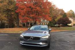 The new Volvo S90 has a very stately and elegant look. (WTOP/Mike Parris)
