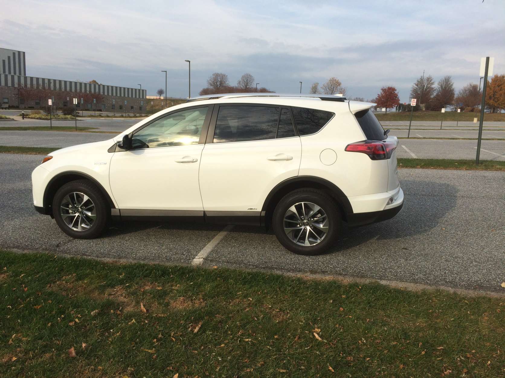 The RAV4 Hybrid uses a CVT transmission instead of the normal automatic in the gas version of the RAV4. (WTOP/Mike Parris)